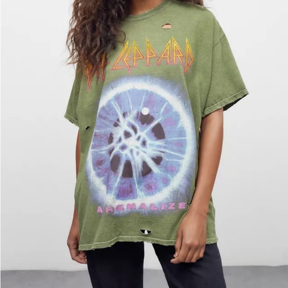 Def Leppard Oversized T-Shirt Dress